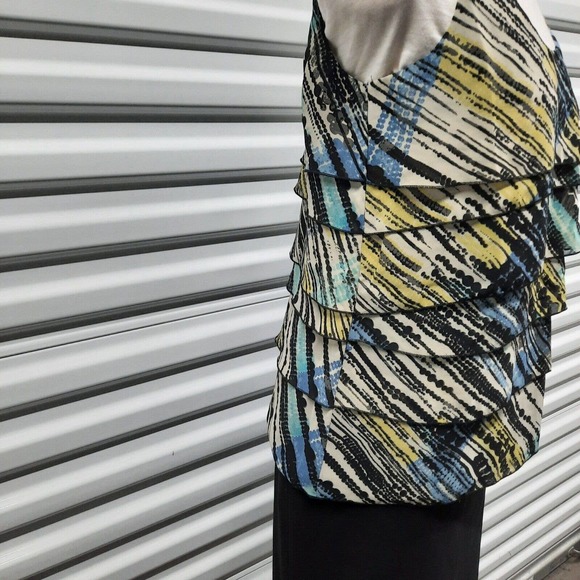 Kenneth Cole New York Top Blouse Womens Size 8 Sleeveless Ladies - Picture 3 of 9